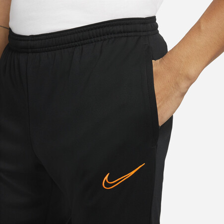 Pantalon survêtement Nike Academy noir orange 2021/22