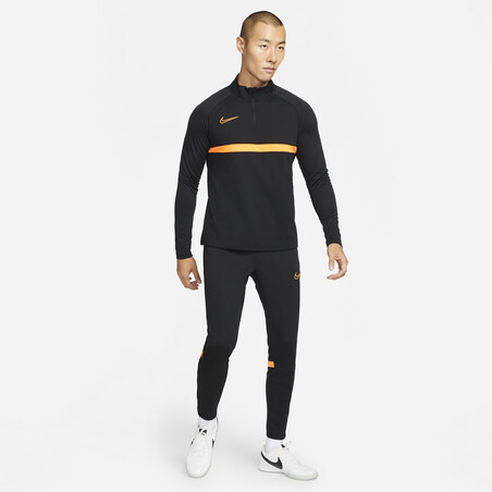 Pantalon survêtement Nike Academy noir orange 2021/22