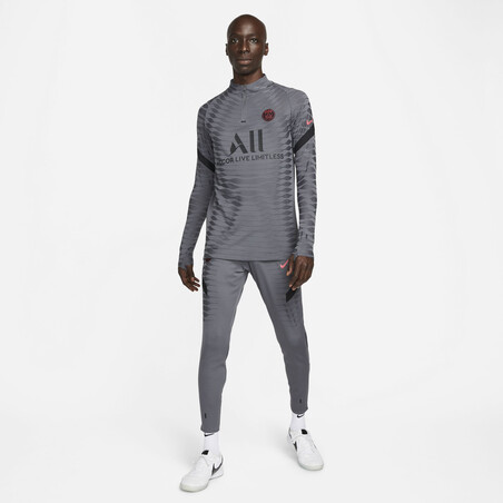 Achat Survetement de Foot PSG Gris Clair 2021/22 Personnalisés Pas