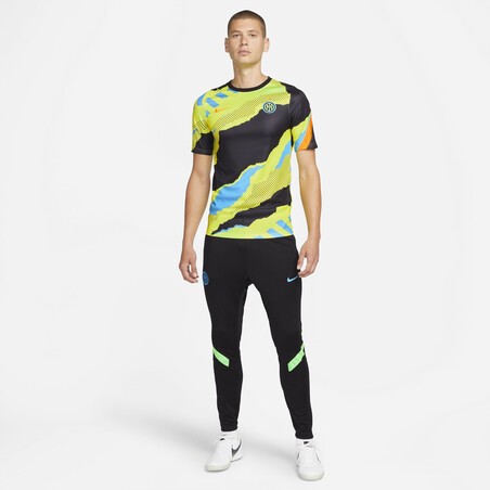 Maillot avant match Inter Milan jaune 2021/22