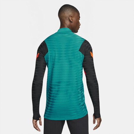 Sweat zippé Chelsea Strike Elite bleu orange 2021/22