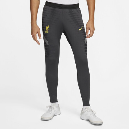 Pantalon survêtement Liverpool Strike Elite noir jaune 2021/22