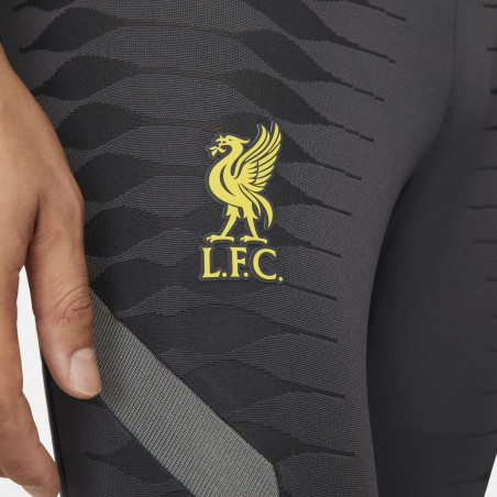 Pantalon survêtement Liverpool Strike Elite noir jaune 2021/22