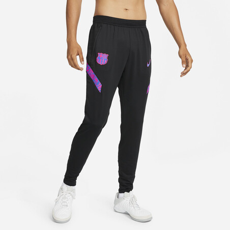Pantalon survêtement FC Barcelone noir rose 2021/22