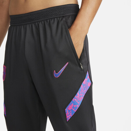 Pantalon survêtement FC Barcelone noir rose 2021/22