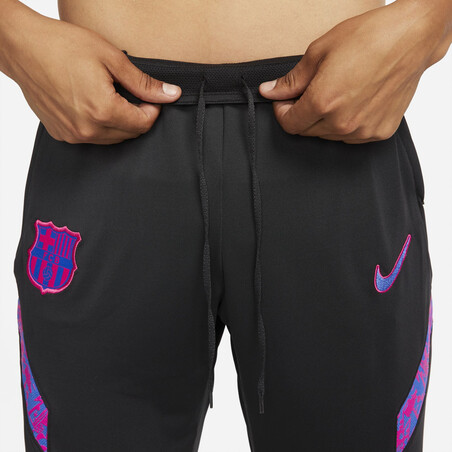 Pantalon survêtement FC Barcelone noir rose 2021/22