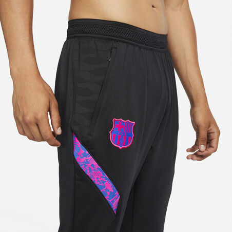 Pantalon survêtement FC Barcelone noir rose 2021/22