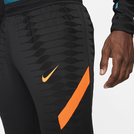 Pantalon survêtement Chelsea Strike Elite noir orange 2021/22