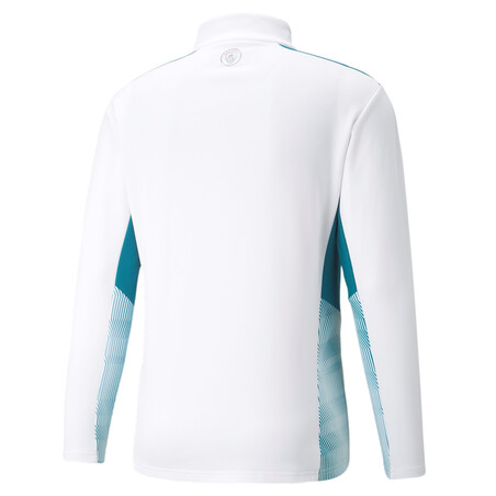 Sweat zippé Manchester City blanc 2021/22