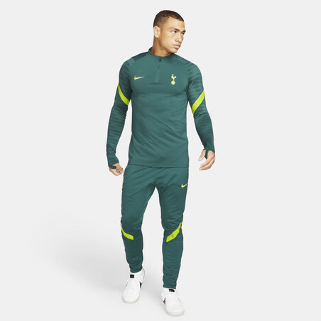 Sweat zippé Tottenham Strike vert 2021/22