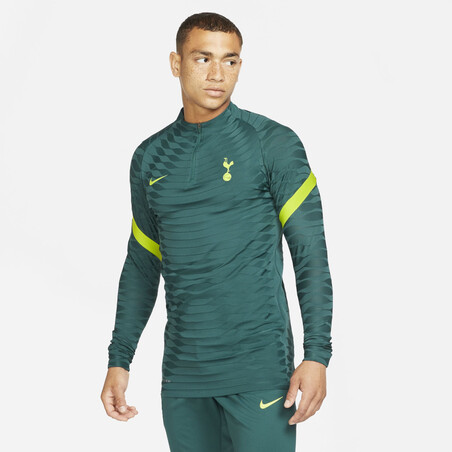 Sweat zippé Tottenham Strike Elite vert 2021/22