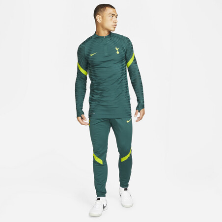 Sweat zippé Tottenham Strike Elite vert 2021/22