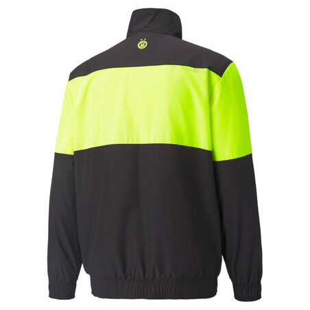 Veste survêtement avant match Dortmund noir jaune 2021/22