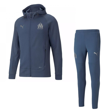 Ensemble survêtement OM Casual bleu 2021/22