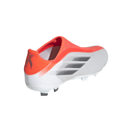 adidas X Speedflow.3 LaceLess junior FG gris rouge