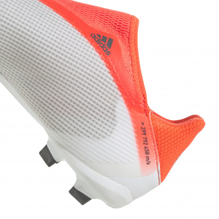 adidas X Speedflow.3 LaceLess junior FG gris rouge