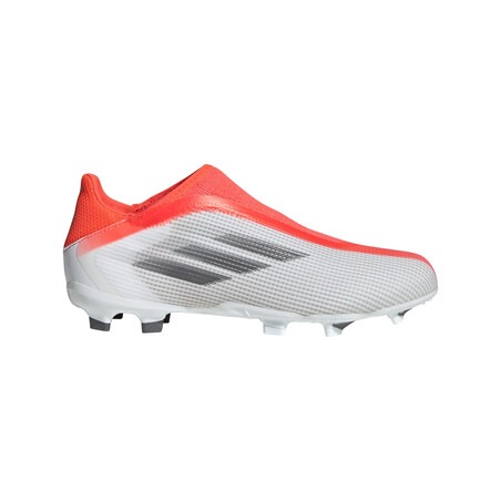 adidas X Speedflow.3 LaceLess junior FG gris rouge