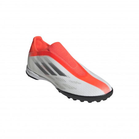 adidas X Speedflow.3 LaceLess Turf gris rouge