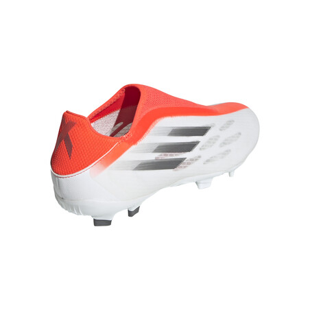 adidas X Speedflow.3 LaceLess FG gris rouge