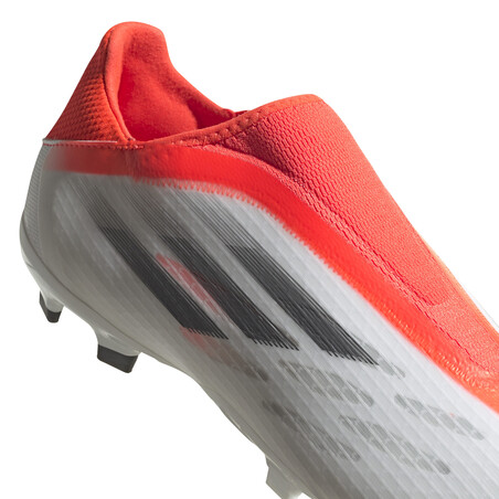 adidas X Speedflow.3 LaceLess FG gris rouge