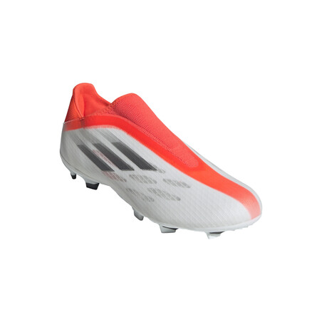 adidas X Speedflow.3 LaceLess FG gris rouge