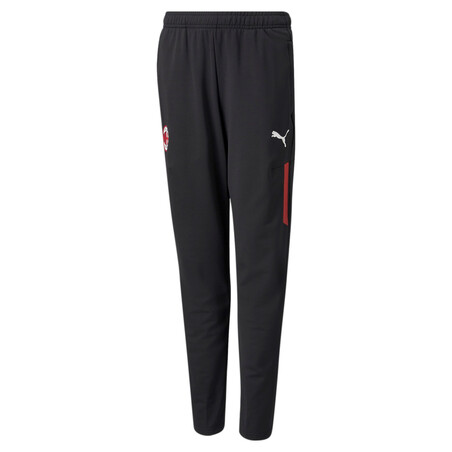 Pantalon entraînement junior AC Milan noir rouge 2021/22