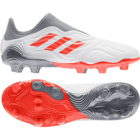 adidas Copa Sense.3 LaceLess FG gris rouge 2021/22