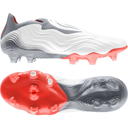 adidas Copa Sense+ FG gris rouge