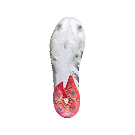 adidas Predator Freak+ montante FG gris rouge