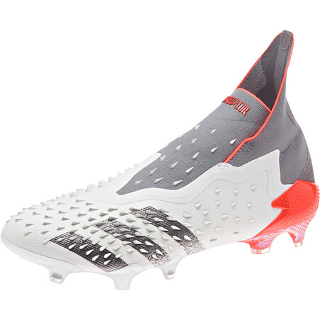 adidas Predator Freak+ montante FG gris rouge