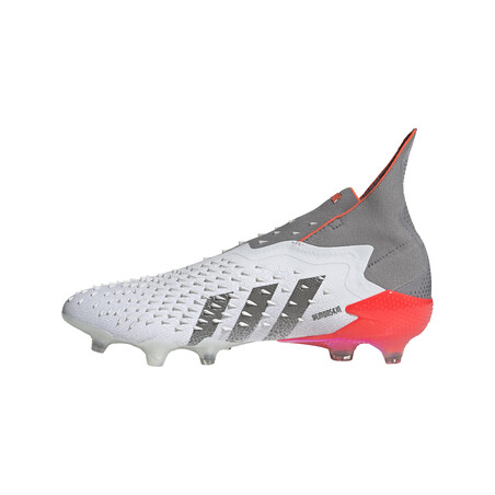 adidas Predator Freak+ montante FG gris rouge