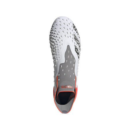 adidas Predator Freak+ montante FG gris rouge