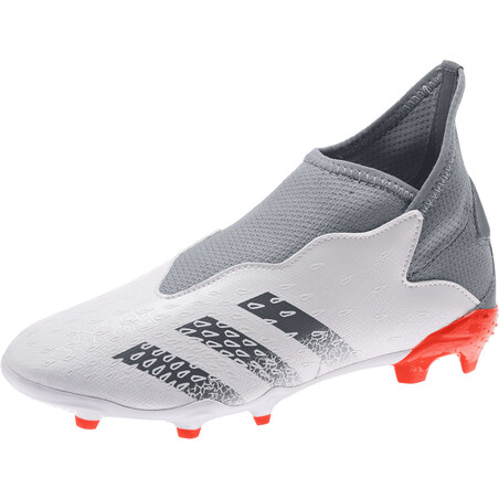 adidas Predator Freak.3 LaceLess junior FG gris rouge
