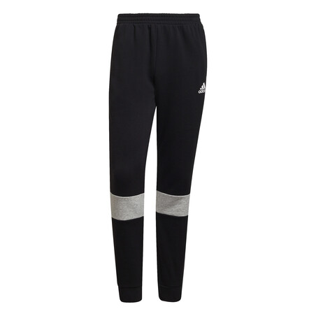 Pantalon survêtement adidas molleton noir gris