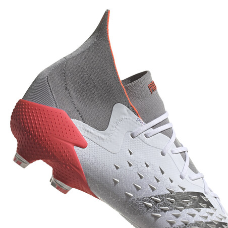 adidas Predator Freak.1 montante FG gris rouge