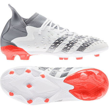 adidas Predator Freak.1 junior montante FG gris rouge