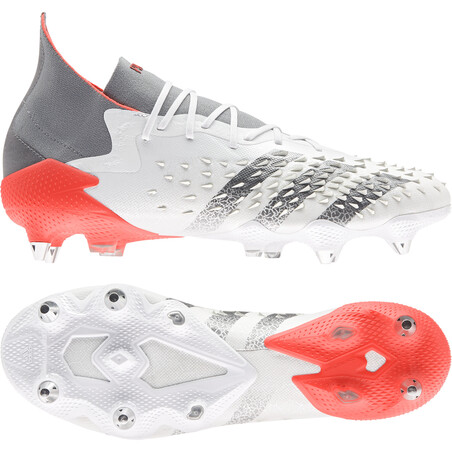 adidas Predator Freak.1 montante SG gris rouge
