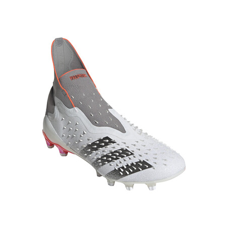 adidas Predator Freak+ montante AG gris rouge