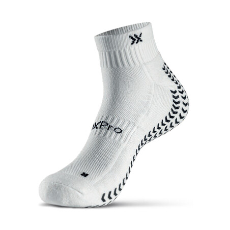 Chaussettes basses SOXPRO Grip & Anti Slip blanc