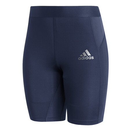 Short de compression adidas Tech Fit bleu foncé