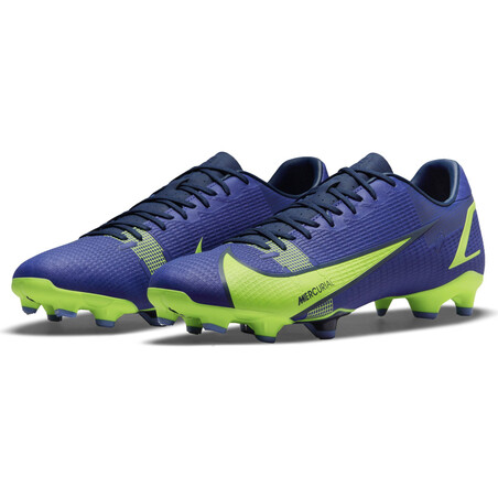 Nike Mercurial Vapor 14 Academy FG/MG bleu jaune