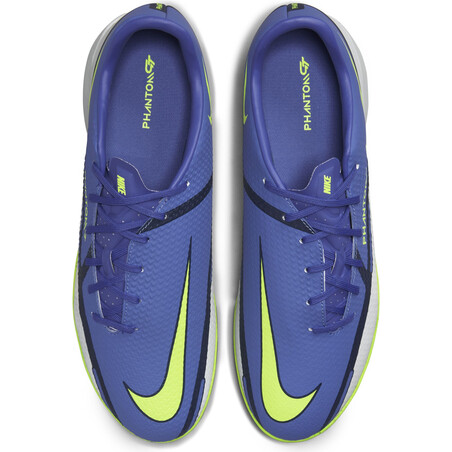 Nike Phantom GT2 Academy Indoor bleu jaune