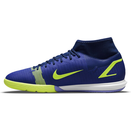 Nike Mercurial Superfly 8 Academy Indoor bleu jaune