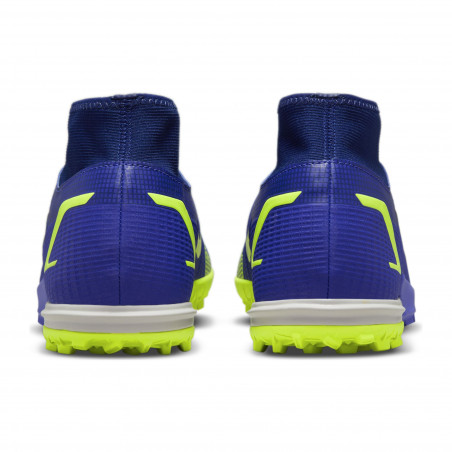 Nike Mercurial Superfly 8 Academy Turf bleu jaune