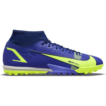 Nike Mercurial Superfly 8 Academy Turf bleu jaune