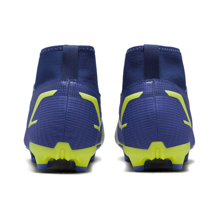 Nike Mercurial Superfly junior montante Academy FG/MG bleu jaune