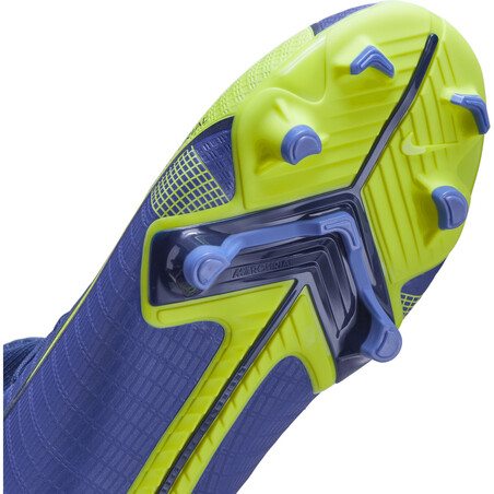 Nike Mercurial Superfly junior montante Academy FG/MG bleu jaune