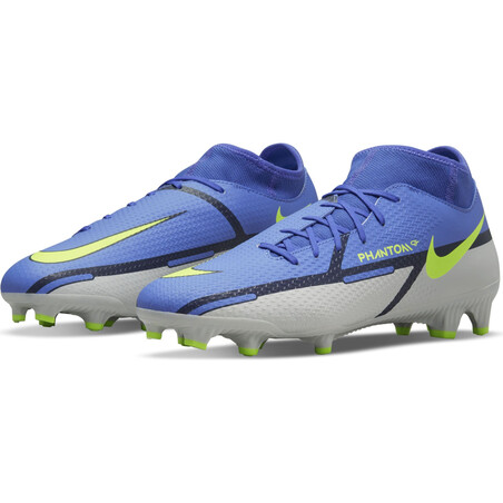 Nike Phantom GT2 montante Academy FG/MG bleu jaune