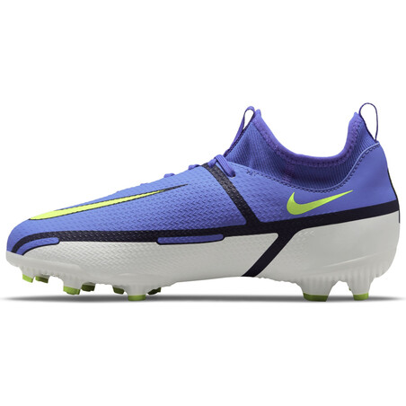 Nike Phantom GT2 junior montante Academy FG/MG bleu jaune