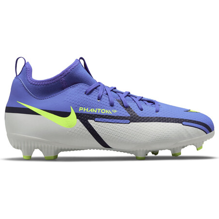 Nike Phantom GT2 junior montante Academy FG/MG bleu jaune